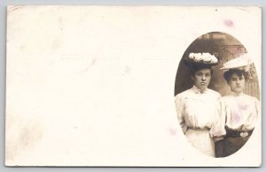 Virginia MN Lovely Edwardian Ladies Nedland Family Barron WI Postcard F21