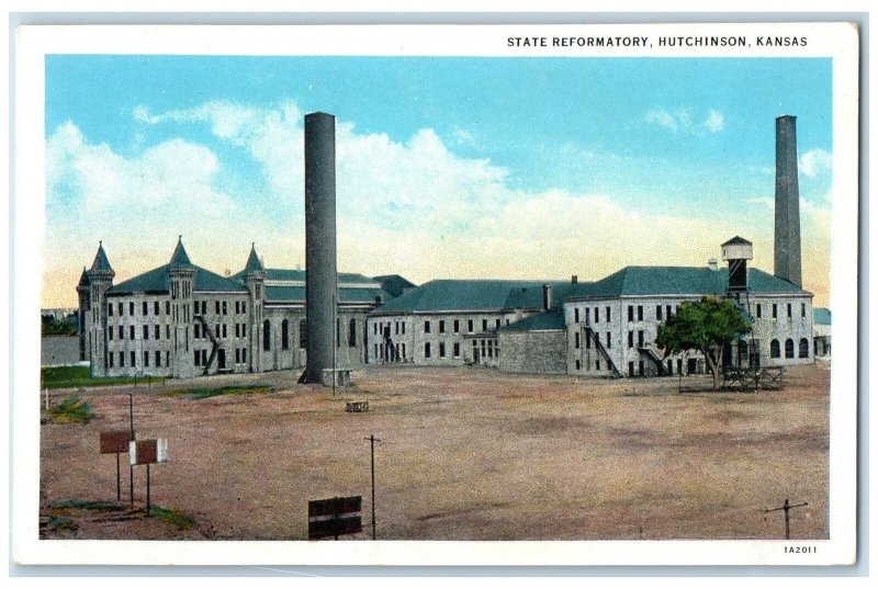 c1920's State Reformatory Scene Hutchinson Kansas KS Unposted Vintage Postcard