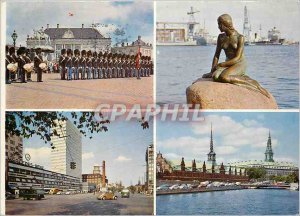 Postcard Modern Copenhagen Denmark Militaria