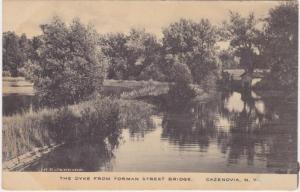 The Dyke from the Forman Street Bridge - Cazenovia NY, New York - pm 1918 - DB