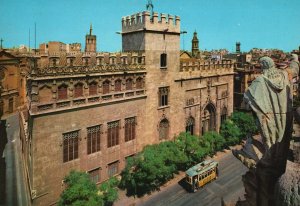 Postcard The Exchange Valencian Gothic Style Historic Building Valencia Spain