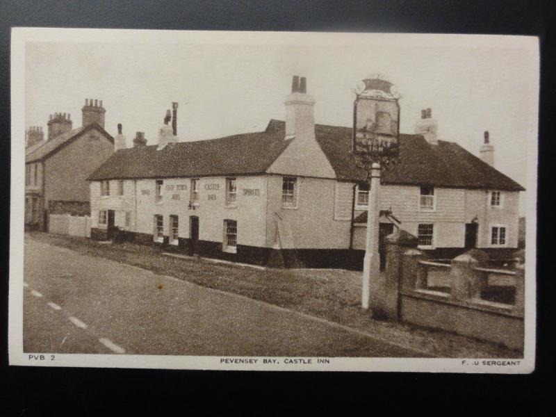 De L'Est Sussex : Pevensey Bay, le Château Inn - Bar Pub par Photo F. U.Sergent