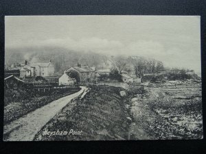 Lancashire Morecambe HEYSHAM POINT & VILLAGE - Old Postcard