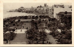 postcard Las Palmas, Spain - Parque de San Telmo