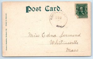 SOUTH HOPE, Maine ME ~Handcolor FISKE HOUSE Hotel 1900s UDB Knox County Postcard