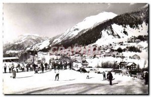 Modern Postcard Les Contamines The Telebaby and station