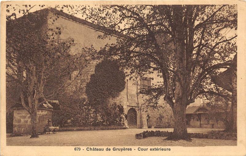 B20210 Bulle Chateau de Gruyeres Cour Eterieure switzerland