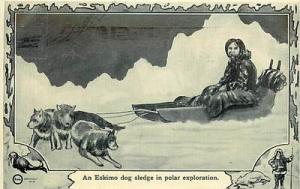 POLAR EXPEDITION-ESKIMO DOG SLEDGE-K22111
