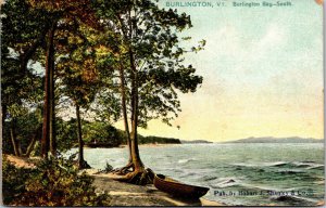 Vtg Burlington Vermont VT Burlington Bay South 1910s Raphael Tuck Postcard