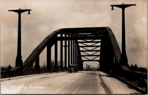 Netherlands Rijnbrug Arnhem Vintage RPPC 09.79