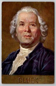 Composer Gluck Portrait B.K.W.I. Austria Art Postcard U22