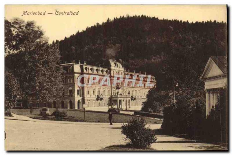 Old Postcard Marienbad Centralbad