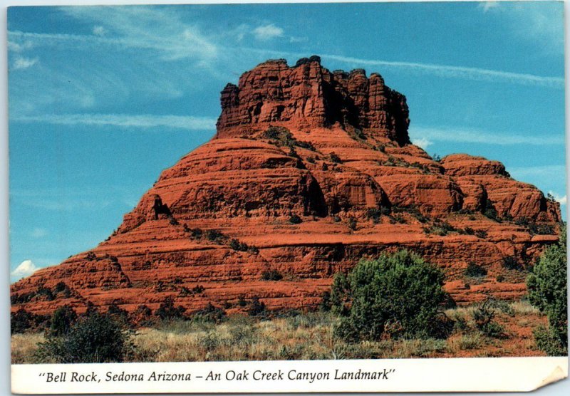 Postcard - An Oak Creek Canyon Landmark, Bell Rock - Sedona, Arizona