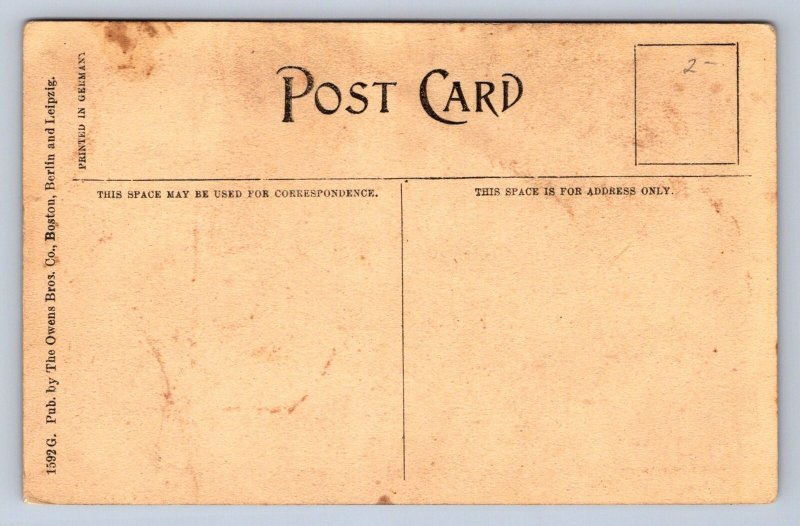 J87/ Salem Ohio Postcard c1910 Hope Cemetery Graves Monuments 1966