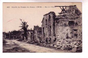 La Ponsee, War Ruins, Church, Urcel, France