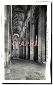 Postcard Old Batalha Mosteiro Nave Prinicipale of Igreia