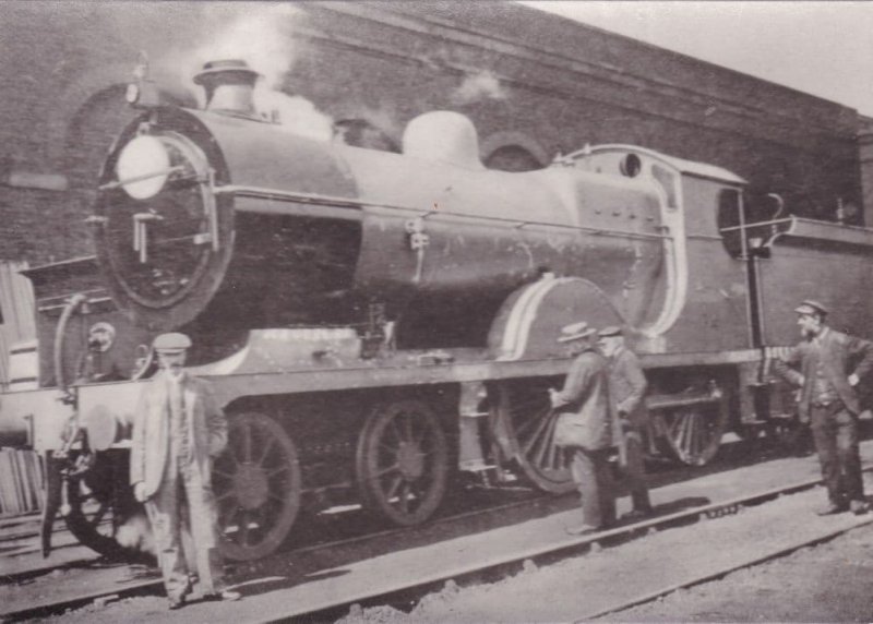 L Class Train Built By Borsig Of Berlin at Ashford in WW1 Postcard