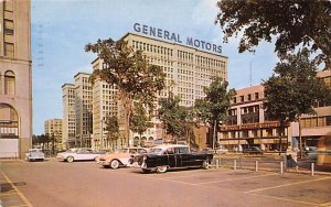 General Motor Building Largest Office Building  - Detroit, Michigan MI