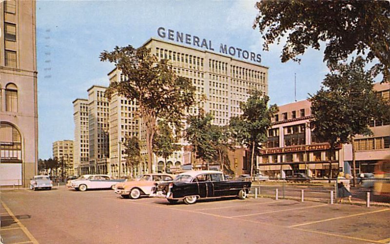 General Motor Building Largest Office Building  - Detroit, Michigan MI