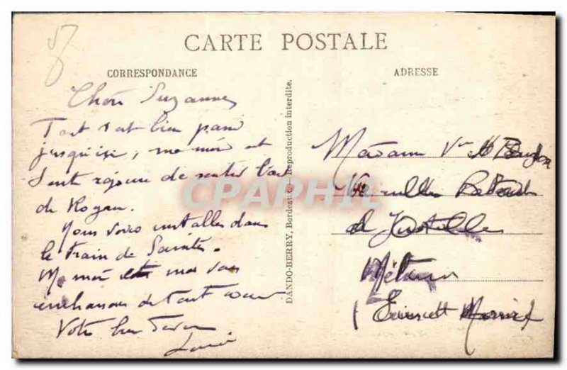 Old Postcard Saintes L'Entree des Arenes
