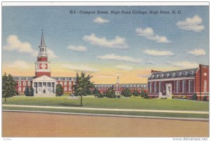 Campus Scene, High Point College, HIGH POINT, North Carolina, 1930-1940s