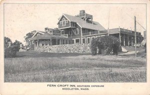 Middleton Massachusetts Fern Croft Inn Southern Exposure Postcard AA14639