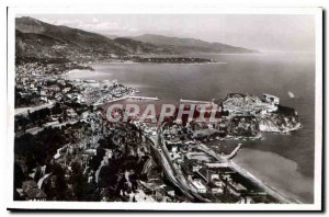Old Postcard Vue Generale of the Principality of Monaco