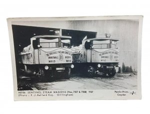 The Dunstable Portland Cement Company Sentinel Steam Wagons 1927 Repro Postcard