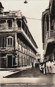 Colombia Archiepiscopal Palace Cartagena Vintage RPPC C123