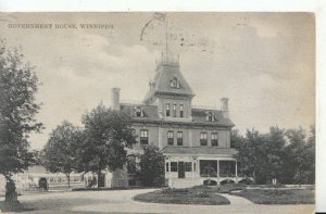 Canada Postcard - Government House - Winnipeg - Ref TZ3274