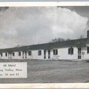 c1940s Spring Valley, Minn. 66 Motel Henderson Office AAA Bell System Ibach A190