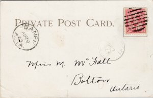 Banff Alberta CPR Hotel c1903 Macfarlane #92 Postcard E93 *as is