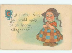 Divided-Back CHILDREN SCENE Great Postcard AA5264