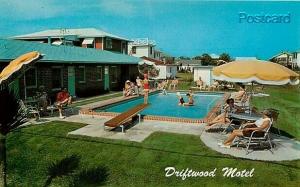 FL, Jacksonville Beach, Florida, Driftwood Motel, Pool, Dexter Press 12514-B