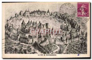 Old Postcard La Cite Carcassonne