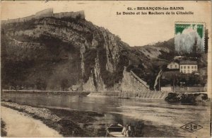 CPA Besancon Le Doubs et les Rochers de la Citadelle FRANCE (1099066)