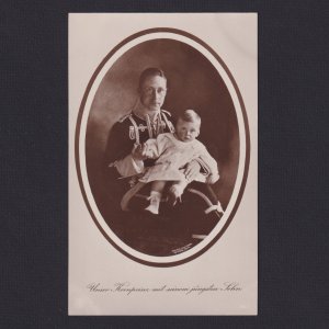 GERMANY, Postcard, Crown Prince Wilhelm with his son, Unused