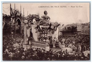 c1950's Mont La D'Sus Carnaval De Nice XLVIII France Vintage Postcard