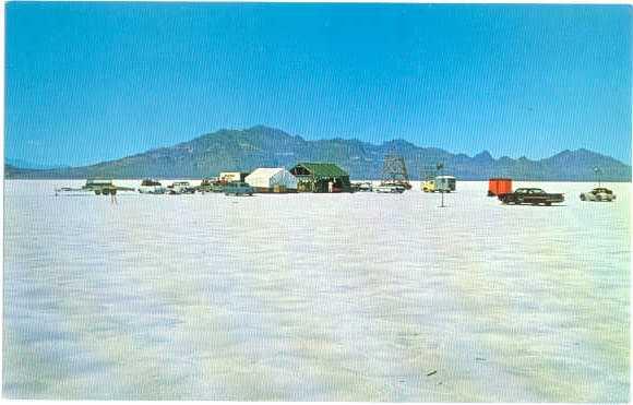 Bonneville Salt Flats World's Fastest Speedway Wendover Utah, UT, Chrome