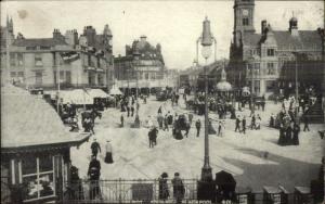Blackpool UK Talbot Square c1910 Postcard