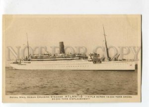 3097615 Ship Royal Mail Ocean Cruising Steamer Atlantis Vintage