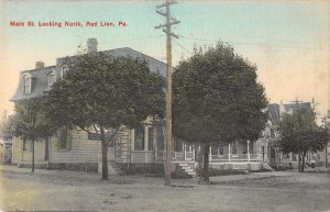 Red Lion Pennsylvania Main Street Looking North Vintage Postcard AA23519