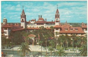 Hotel Ponce De Leon, St Augustine, Florida, Vintage Chrome Postcard