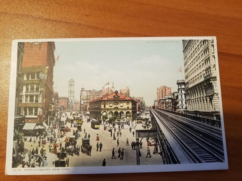 Herald Square, New York Detroit Publishing Company Phostint 12178