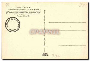 Old Postcard Fort De Souville Army