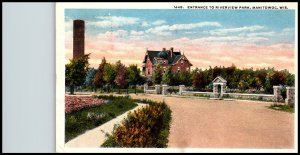 Entrance to Riverview Park,Manitowoc,WI BIN