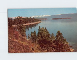 Postcard Flathead Lake Montana USA