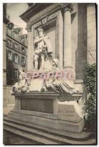 Old Postcard Paris Monument & # 39amiral Coligny l & # 39oratoire