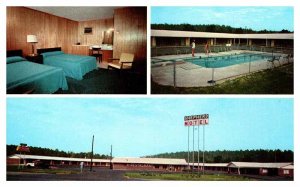 Postcard MOTEL SCENE Calhoun Georgia GA AT0625