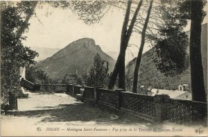 CPA Digne-les-Bains montagne st-pankration terrace of the former BISHOPRIC (1208669) 